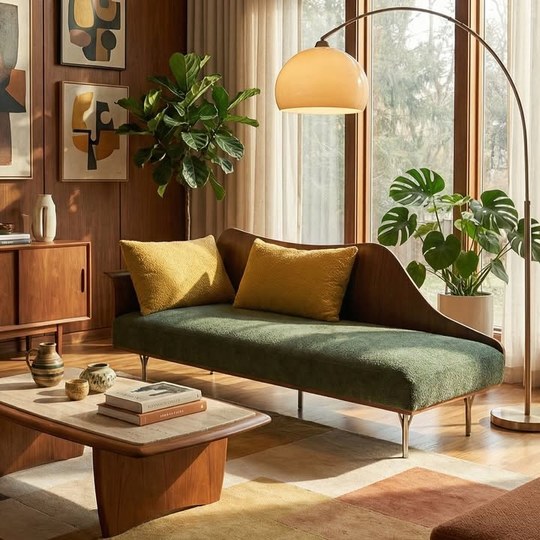 🔸️โซฟา 2 ที่นั่ง สไตล์ Mid century มอบความหรูหรา สวยงาม✨️🔸...