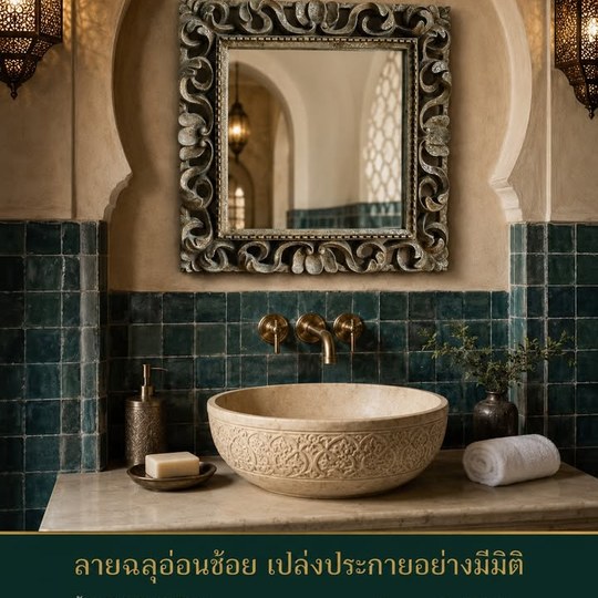 ลายฉลุอ่อนช้อย เปล่งประกายอย่างมีมิติในบรรยากาศรีสอร์ต ✨ ก...